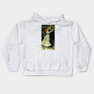 Dance at Bougival by Pierre Renoir Kids Hoodie